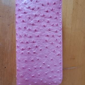 Pink Ostrich Wallet